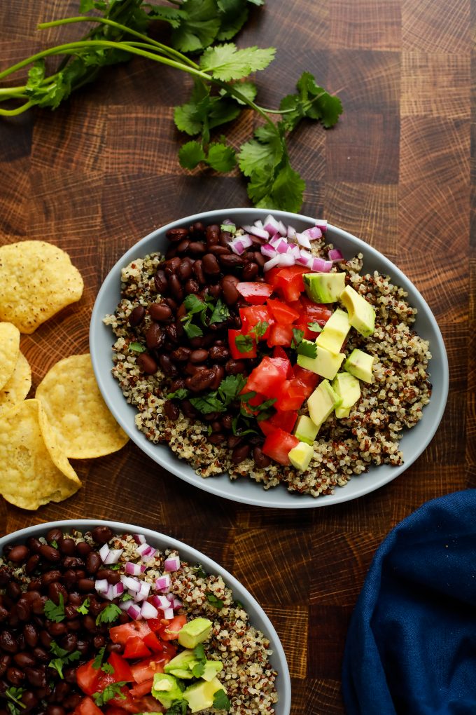 Mexican quinoa bowls
