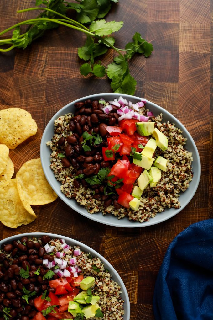 Mexican Quinoa Bowls - I Heart Vegetables