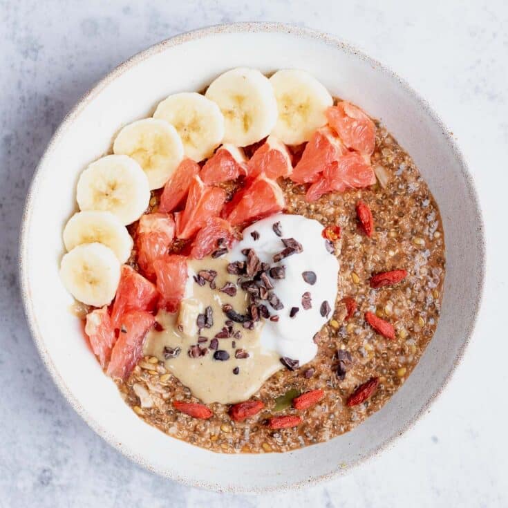 Image for High Protein Vegan Superfood Breakfast Bowl