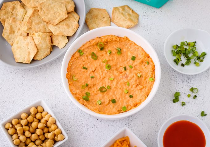 baked chickpea dip