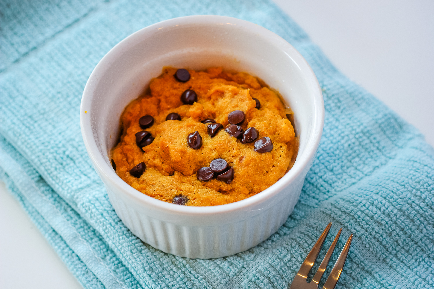 Single-Serve Pumpkin Chocolate Chip Cookie