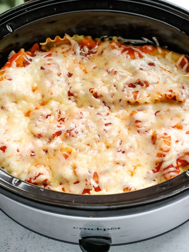 Vegetarian Crockpot Lasagna I Heart Vegetables