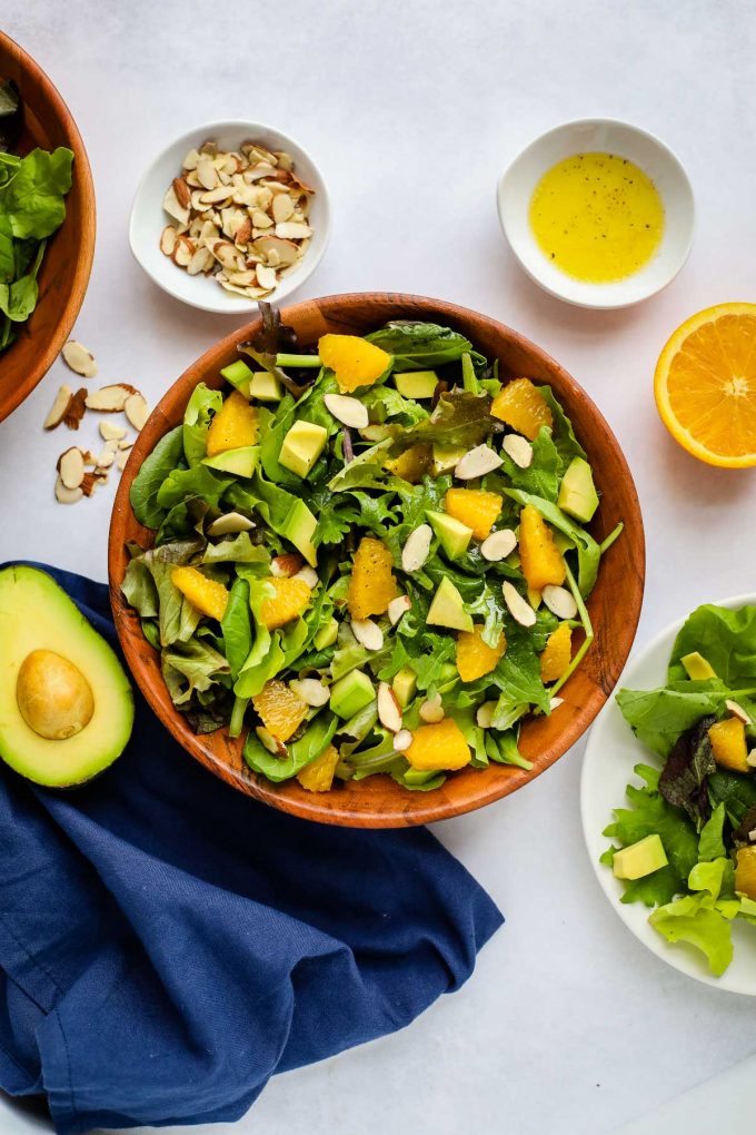 avocado and orange salad