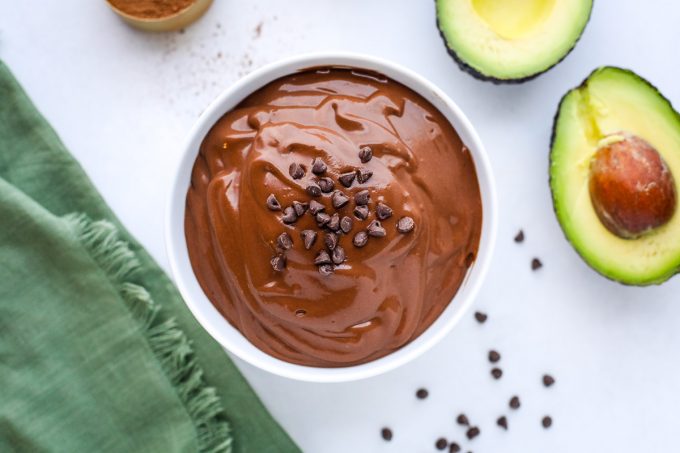 chocolate avocado smoothie