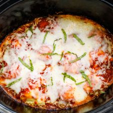 slow cooker ravioli lasagna