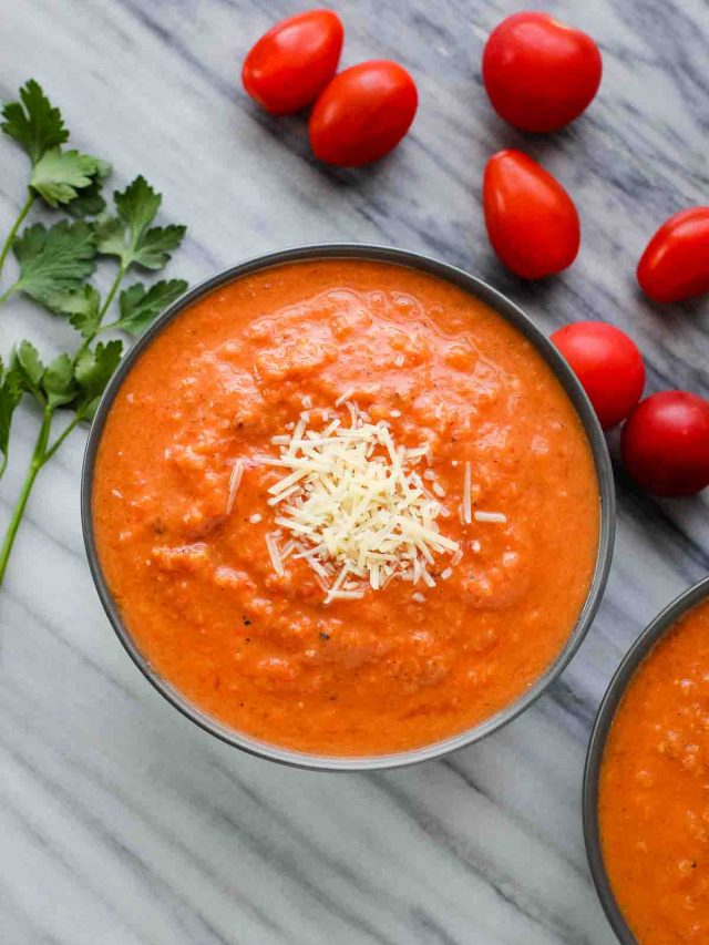 Instant Pot Tomato Soup Recipe Video I Heart Vegetables