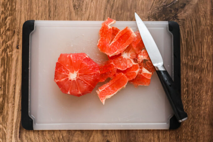 segmenting a grapefruit