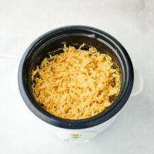 orzo pasta in a rice cooker