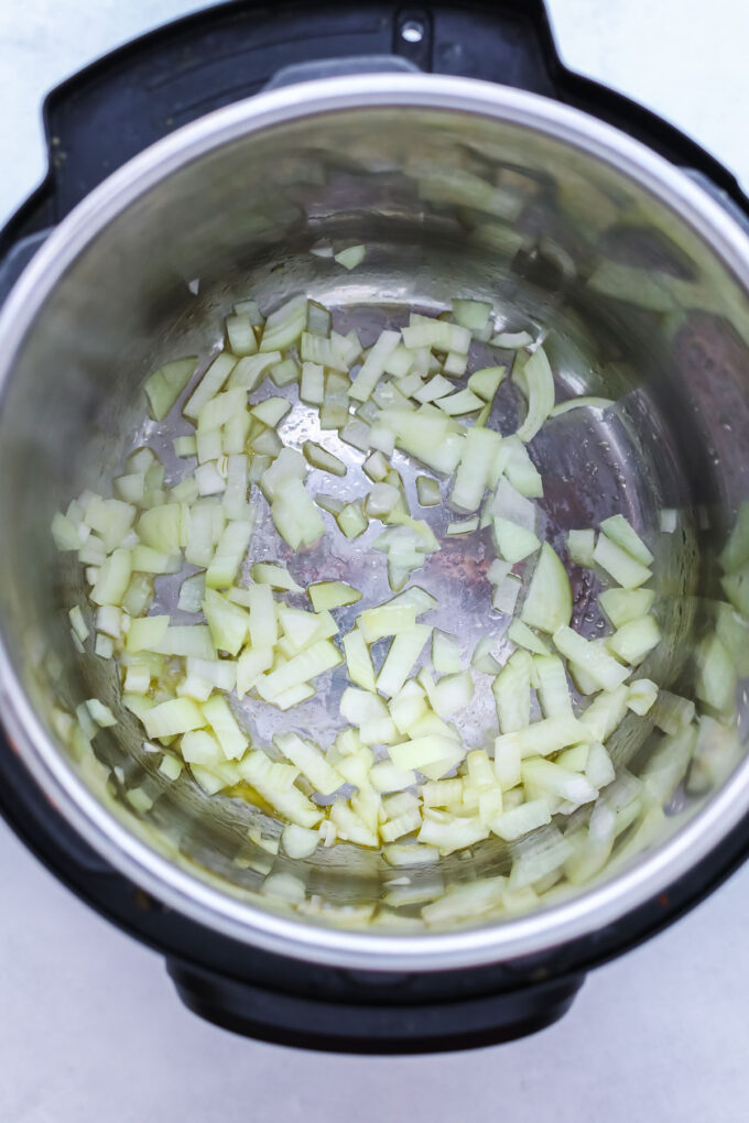 onion in an instant pot