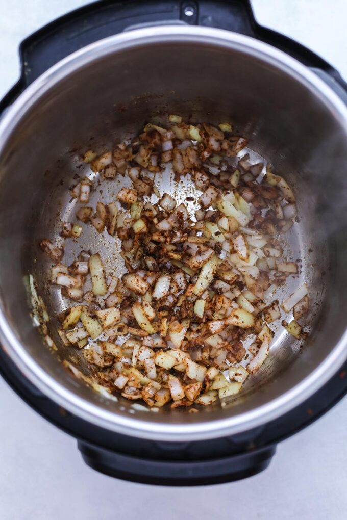 onion with spices
