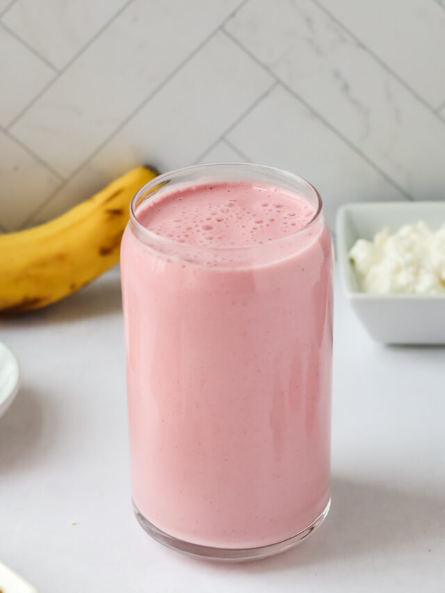 Strawberry Cheesecake Smoothie Recipe I Heart Vegetables