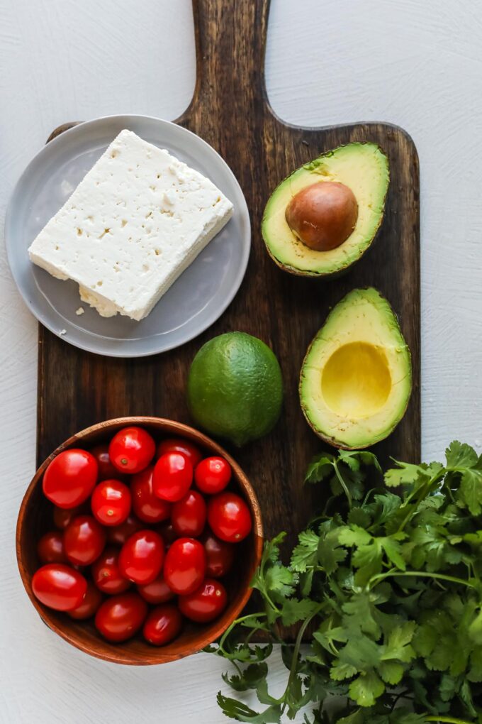 avocado and feta dip ingredients
