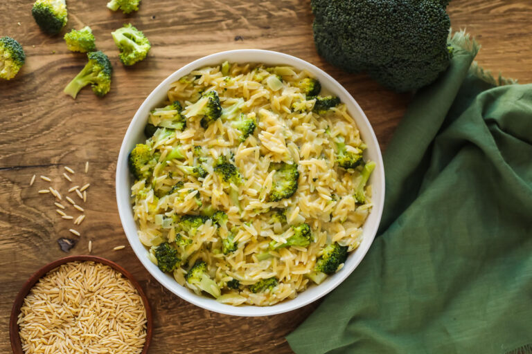 Broccoli Orzo Skillet