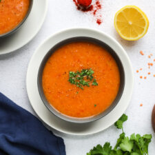 instant pot red lentil soup
