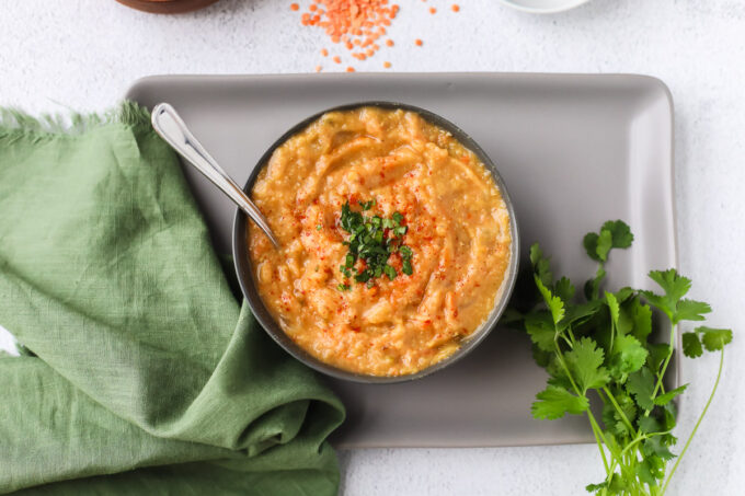 spicy red lentil stew