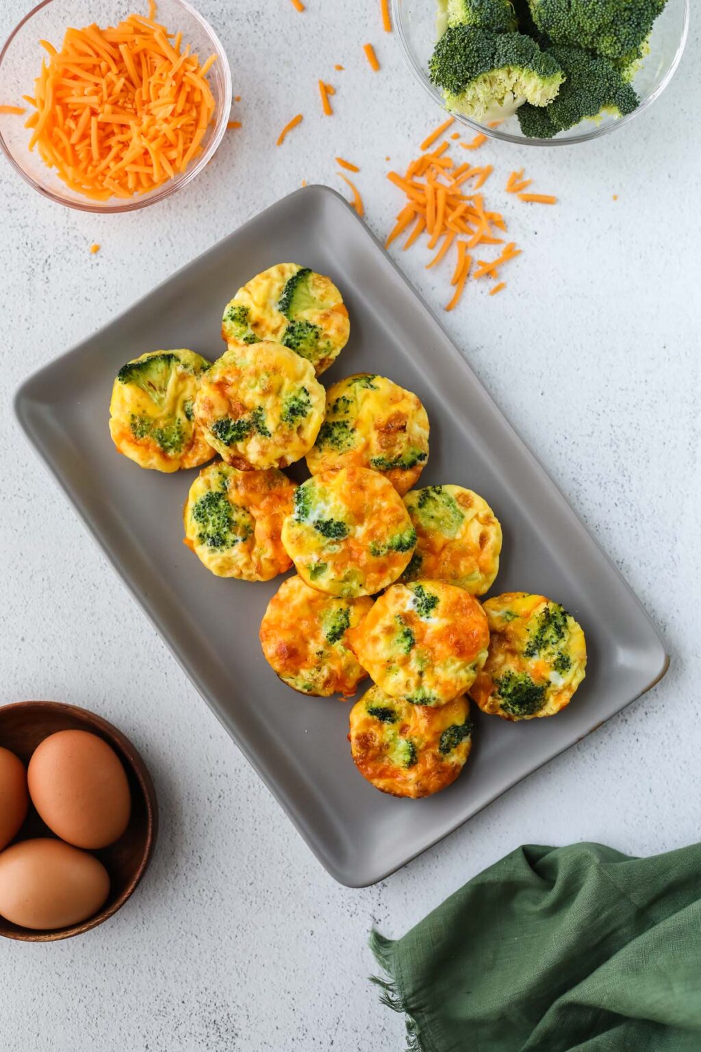 Broccoli Cheddar Egg Bites I Heart Vegetables