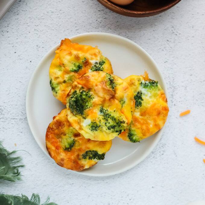 Broccoli Cheddar Egg Bites I Heart Vegetables