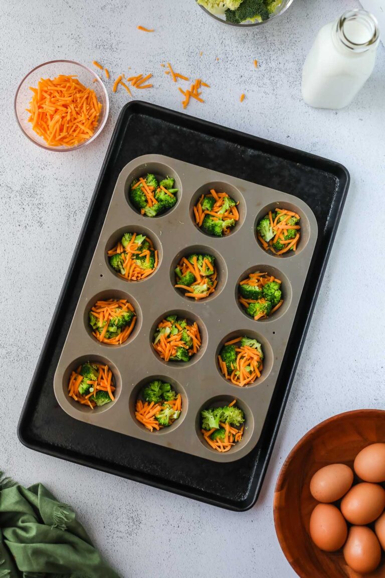 Broccoli Cheddar Egg Bites I Heart Vegetables