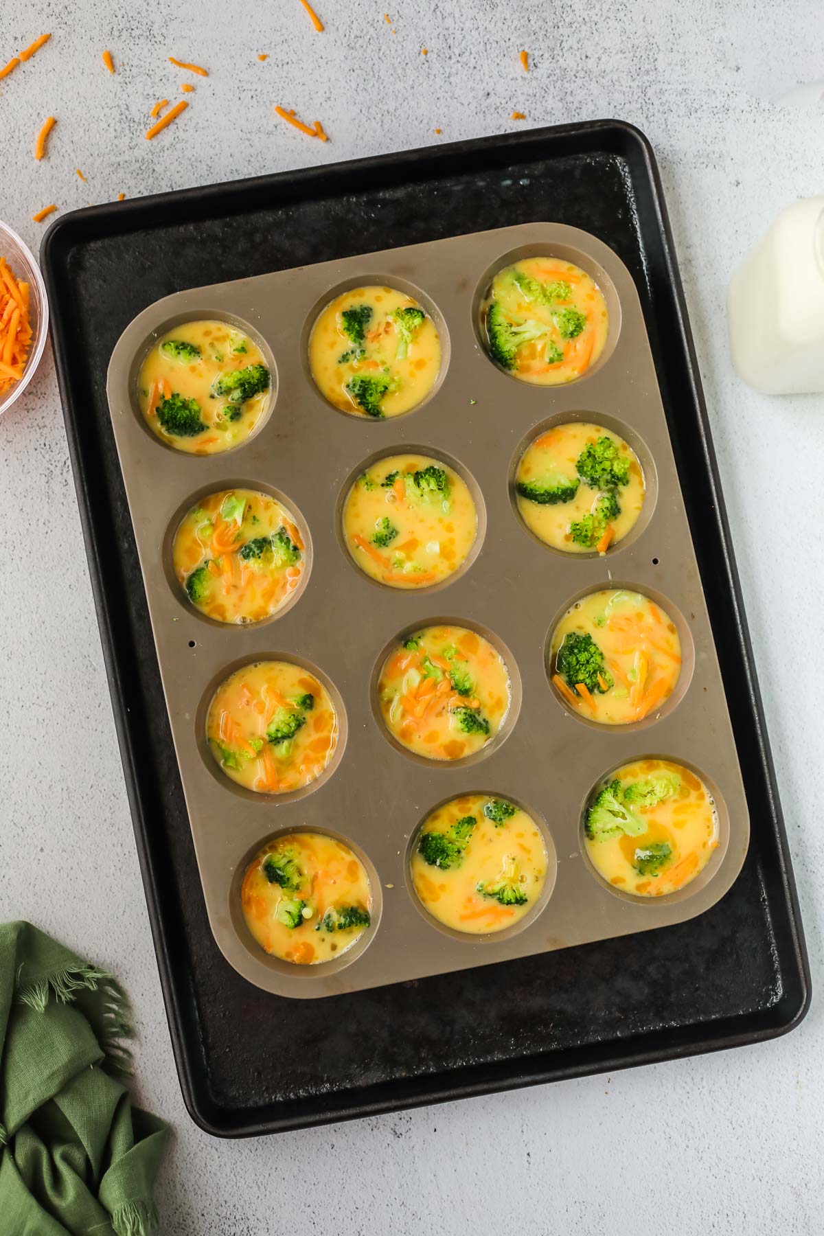 Broccoli Cheddar Egg Bites I Heart Vegetables