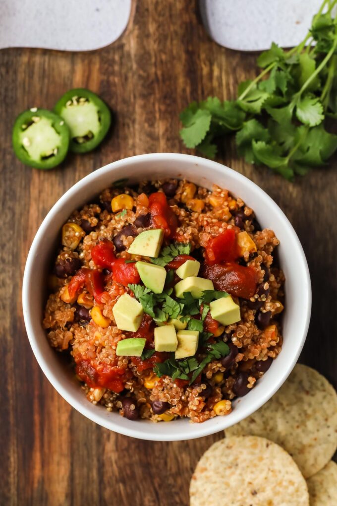 Easy Quinoa Burrito Bowl – Instant Pot Recipes