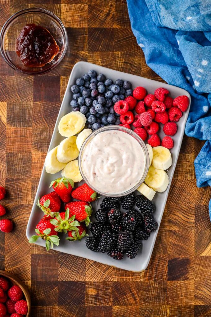 strawberry fruit dip