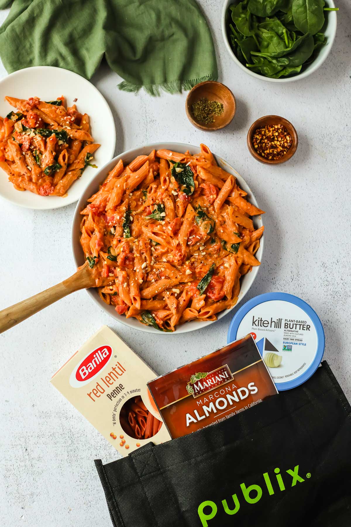 One Pot Red Lentil Pasta - I Heart Vegetables