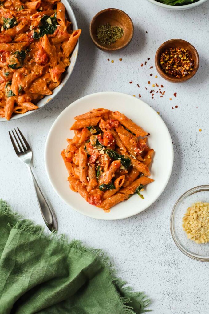 red lentil pasta