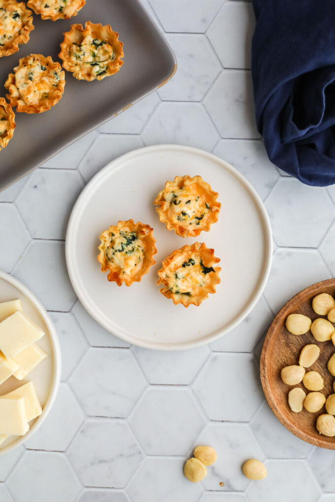 Spinach-Goat Cheese Phyllo Cups