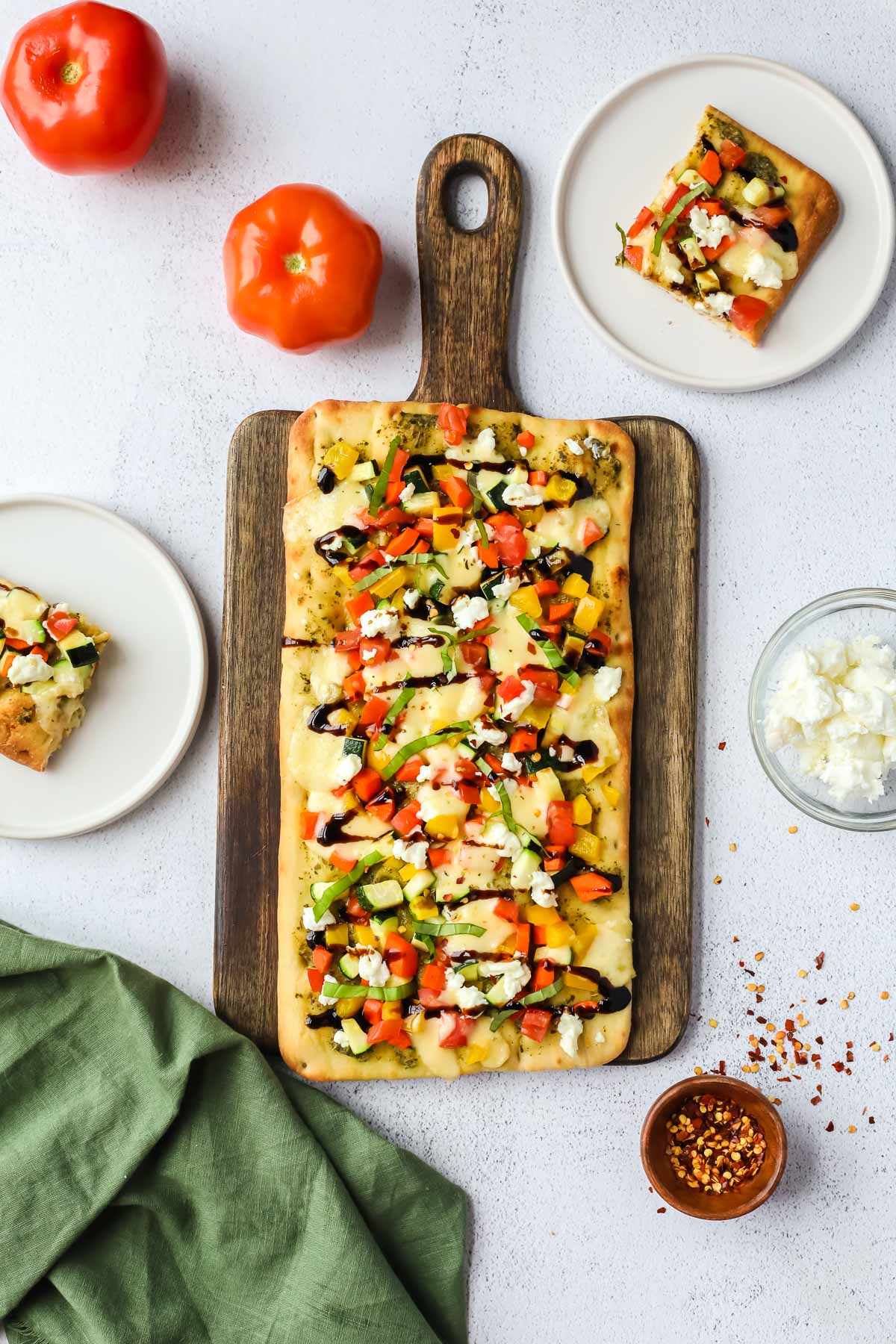 goat cheese flatbread