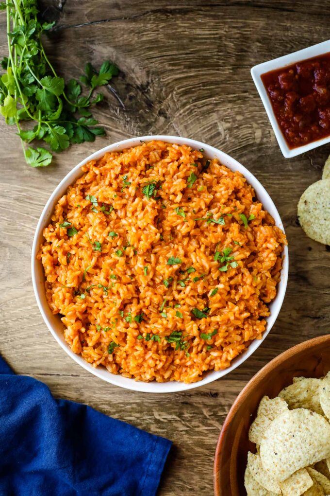 Rice Cooker Mexican Rice - I Heart Vegetables