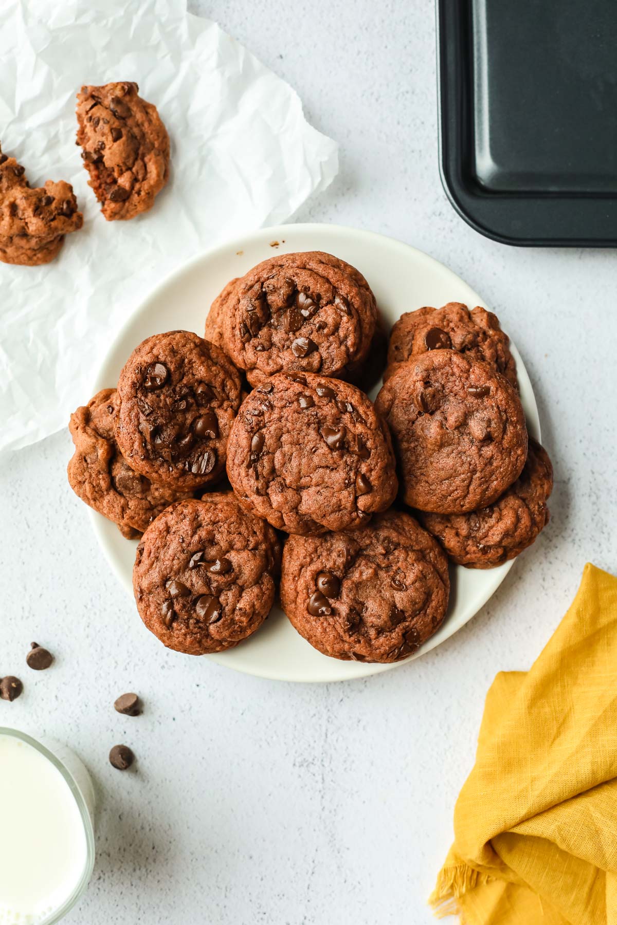 Chocolate Pudding Cookies - I Heart Vegetables