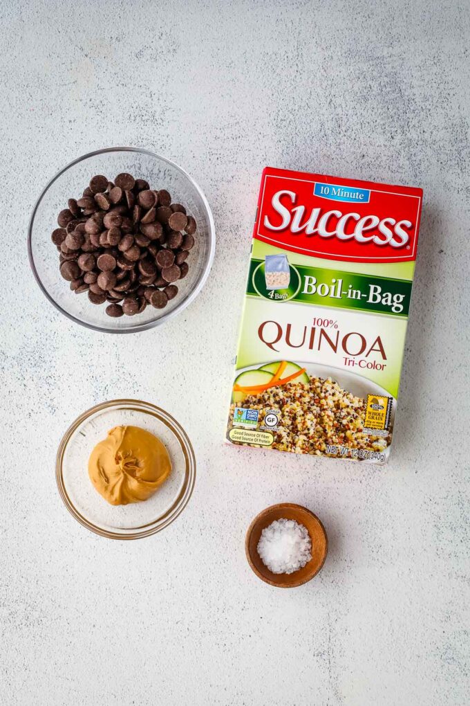 crispy quinoa bark ingredients