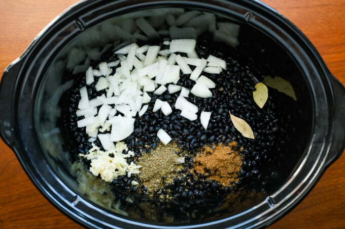 The BEST Slow Cooker Black Beans - The Natural Nurturer