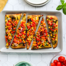 Vegan Flatbread Pizza