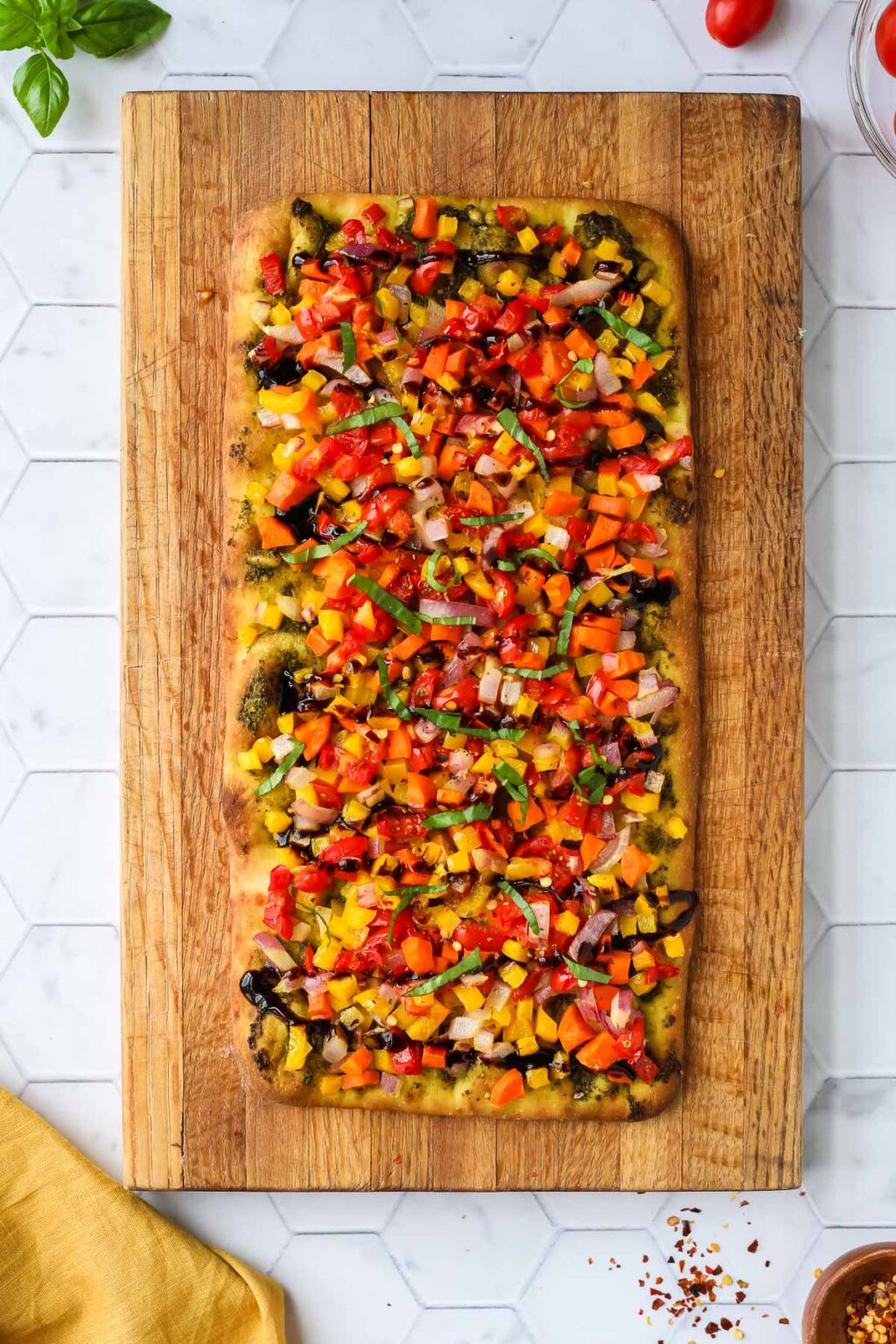 Vegan Flatbread Pizza I Heart Vegetables