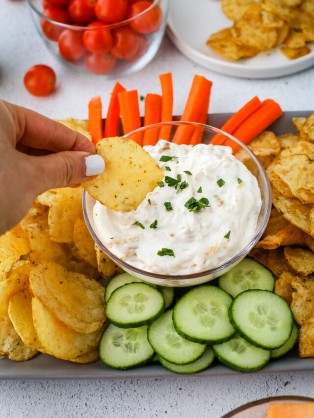 Greek Yogurt Onion Dip Recipe I Heart Vegetables