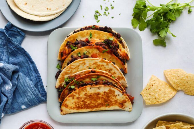 black bean tacos