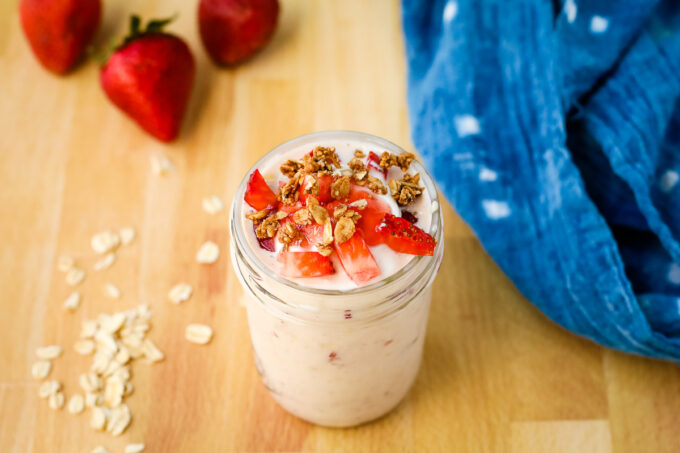 Strawberry Overnight Oats