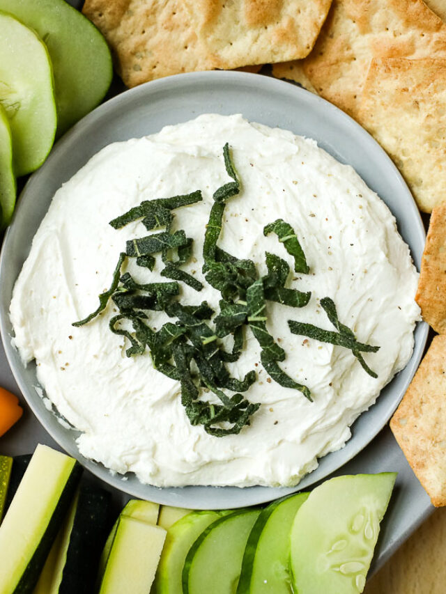 How to Make Whipped Goat Cheese I Heart Vegetables