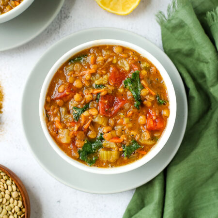 Instant Pot Lentil Soup - I Heart Vegetables