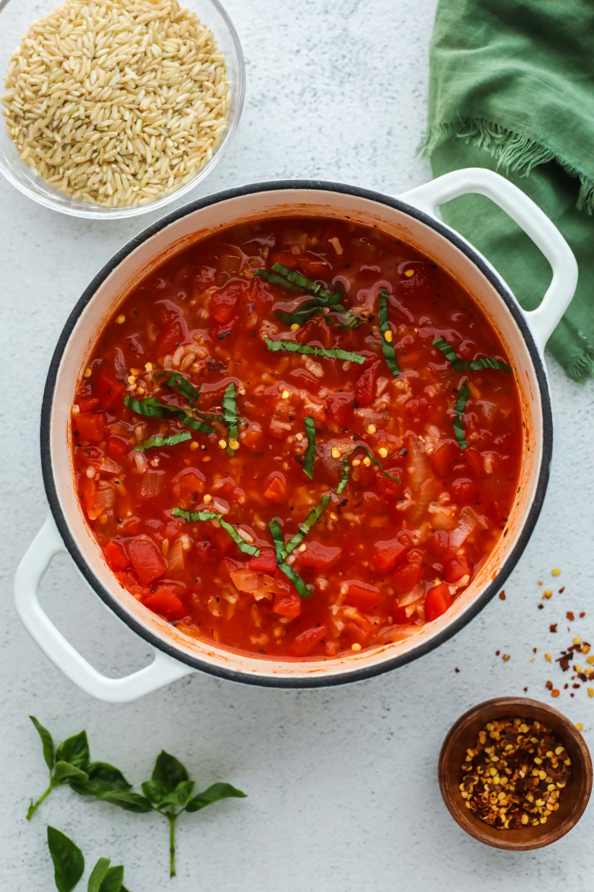 Tomato and Rice Soup I Heart Vegetables