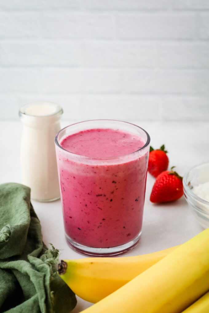 Banana Berry Smoothie I Heart Vegetables