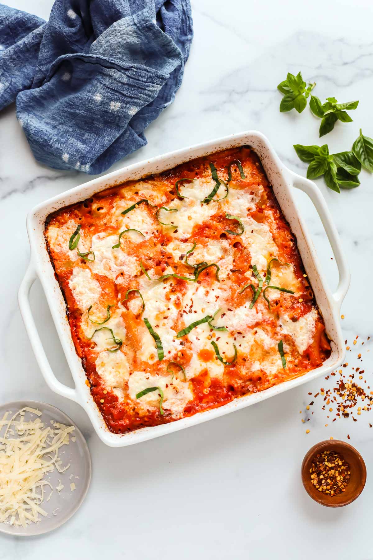 No-Boil Baked Ziti - I Heart Vegetables