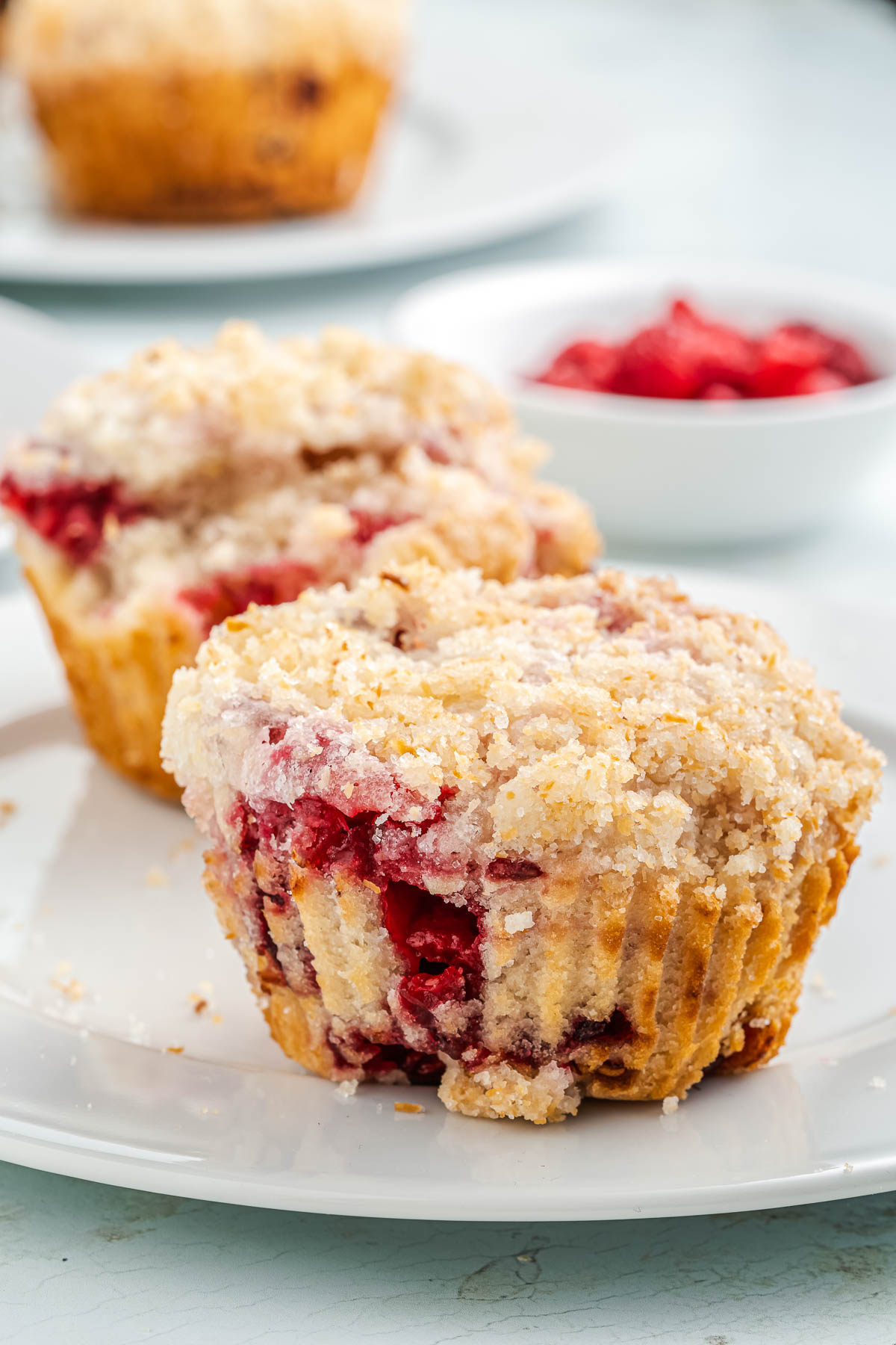 raspberry muffins
