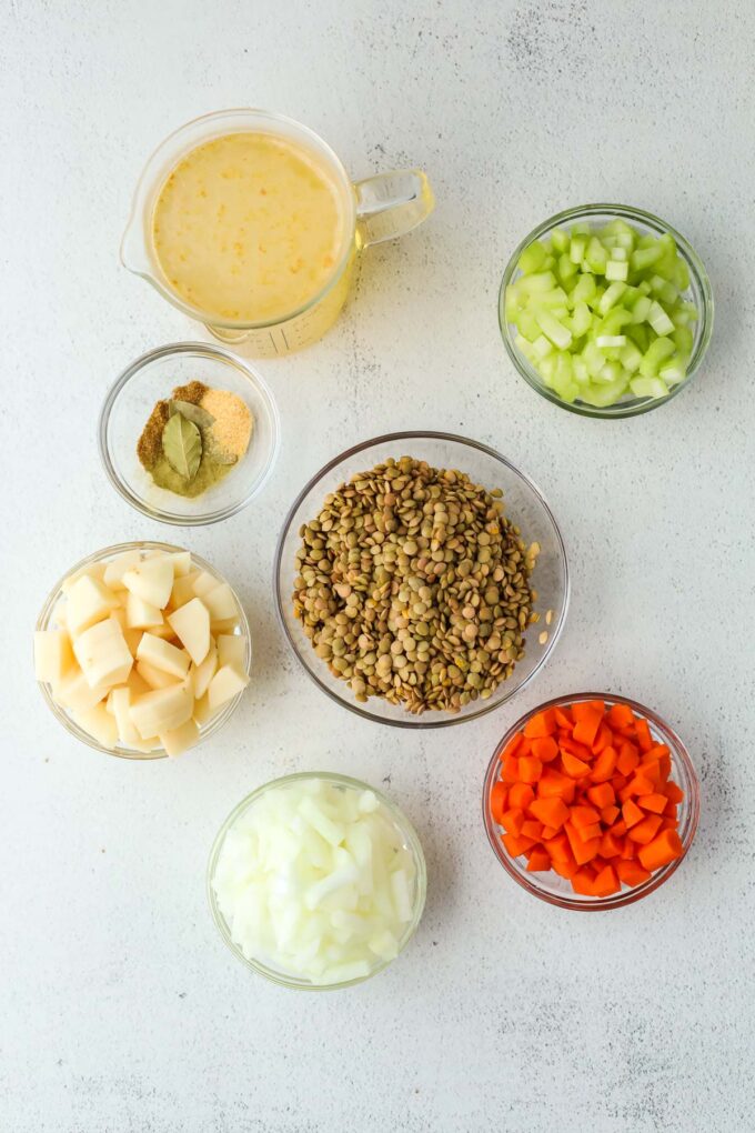 lentil soup ingredients