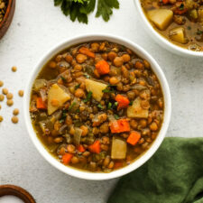 Lentil soup crock deals pot