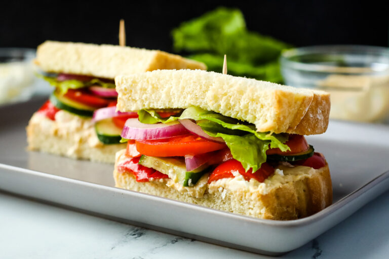 Mediterranean Veggie Sandwich