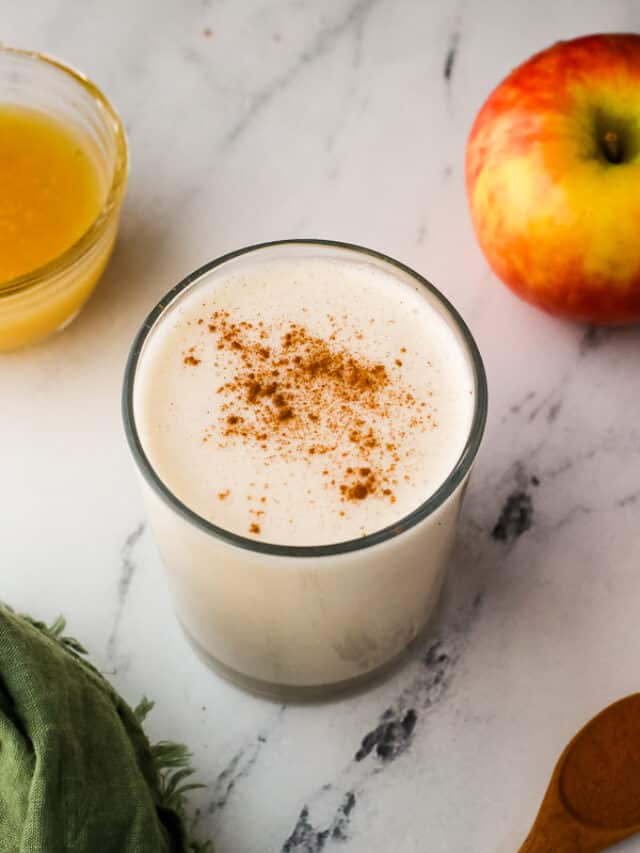 Creamy Applesauce Smoothie I Heart Vegetables