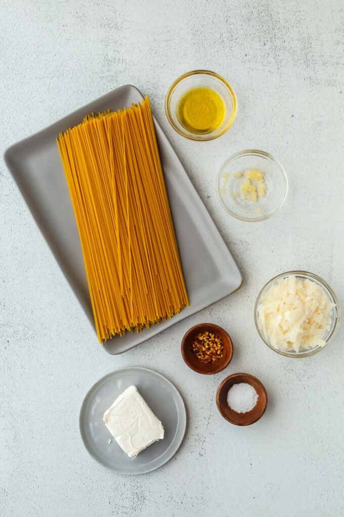 cream cheese pasta ingredients