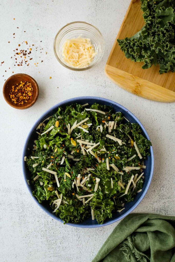 warm kale salad